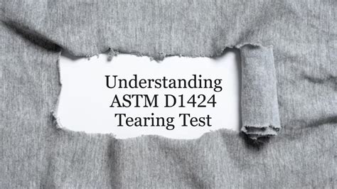 astm d1424 tear testing|d1424 tear test method.